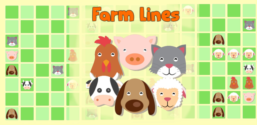 Farm Lines match 4 mobile game